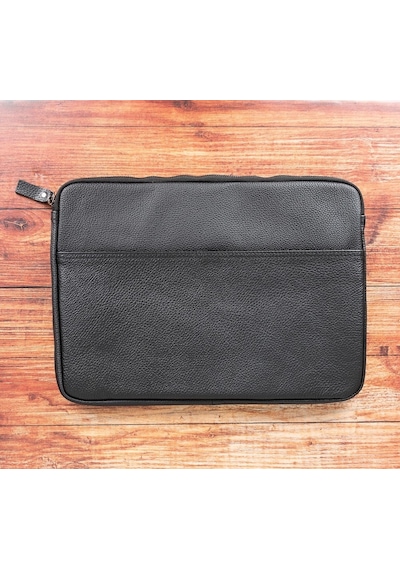 Awe Deri 16 İnç Tablet Pc Çantası Erc1 Siyah
