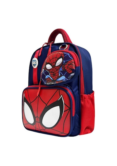 Anaokulu Sırt Çantası Spiderman Benzeri Erkek Çocuk Kreş Çantası 33 25 Cm Ortopedik Örümcek Adam Lacivert
