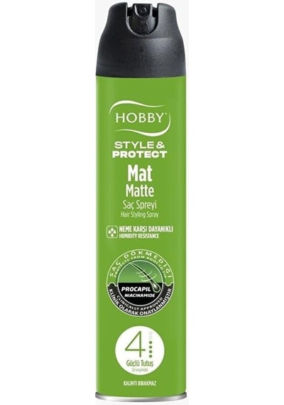 S Ve P Mat Görünüm Saç Spreyi 250ml Açık