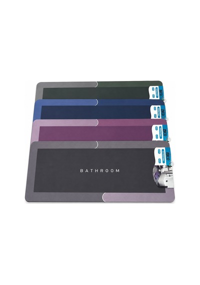 İbico İ21-158 Banyo Paspası 40x120cm Sihirli Elastik Su Emici Dikdörtgen Mat Renkler Diğer