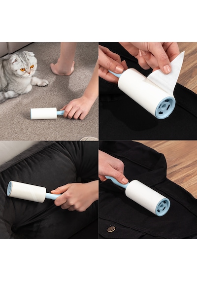 Porsima 3105 Kedi Köpek Tüy Toplayıcı Rulo + 8 Adet Yedek Rulo Ma