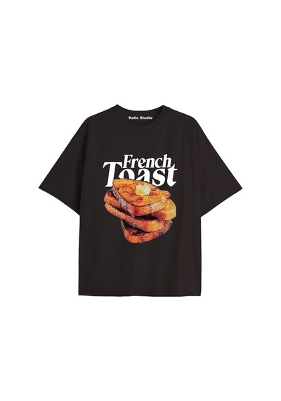 Kalic Studio Y2k Vintage Pickles Baskılı Siyah T-shirt Kod 254 Siyah-254