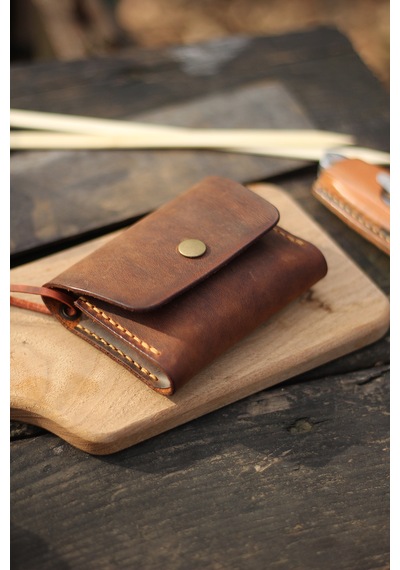 Hi Leather Kişiye İsme Özel Maia Kamp Outdoor Deri Baharatlık Camel