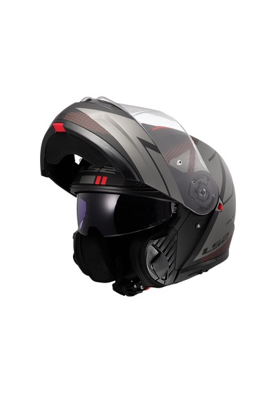 Ls2 Strobe 2 Code Mat Siyah-gri Kask Renkli