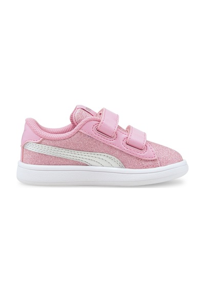 Puma Smash V2 Glıtz Glam Pudra Kız Çocuk Sneaker 000000000101215686 Pembe-grı Pembe - Gri