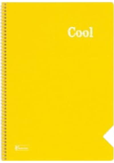 Cool A4 Spiralli 72 Yaprak Çizgisiz Defter
