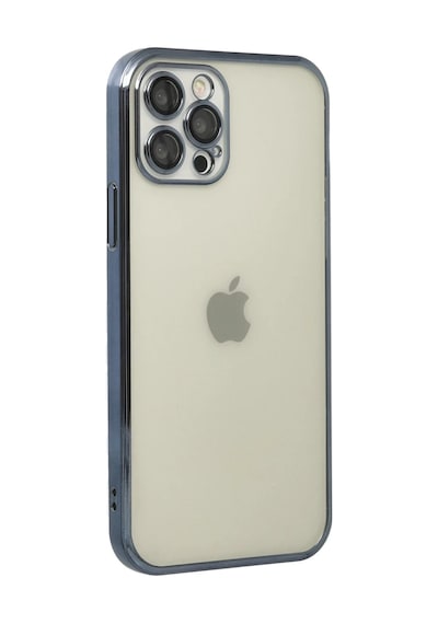 Apple İphone 12 Pro Kılıf Razer Lensli Silikon - Lacivert 0.2M-Çok Renkli