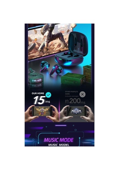 Kablosuz Oyuncu Kulaklığı Rgb Işıklı Çift Mikrofonlu 3 Modlu Bluetooth 5.0 G10