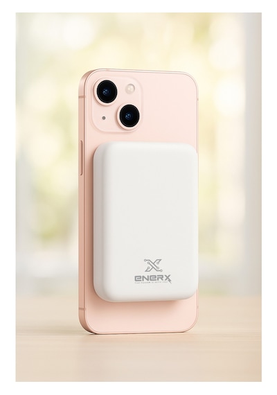 Enerx ENR-P10WC 10.000 Mah Magsafe Powerbank Beyaz