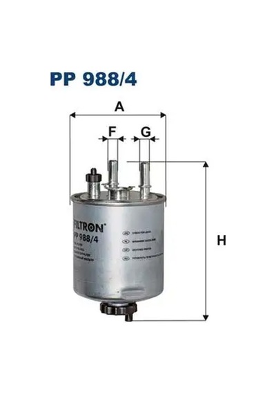 Fıltron Pp9884 Yakit Filtresi 164001137r 164005033r 8200911875