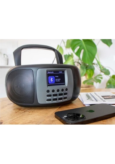 Lenco Scd-860bk - Taşınabilir Dab+/fm Radyo, Bluetooth , Cd Çalar Ve Geniş Lcd Renkli Ekran - Siyah