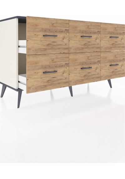 Kronos Konsol 6 Çekmeceli 132x59x83 Aytaşı-antrasit/çam Antrasit/çam Kronos Konsol 6 Çekmeceli 132x59x83 Aytaşı-antrasit/çam Antrasit/çam
