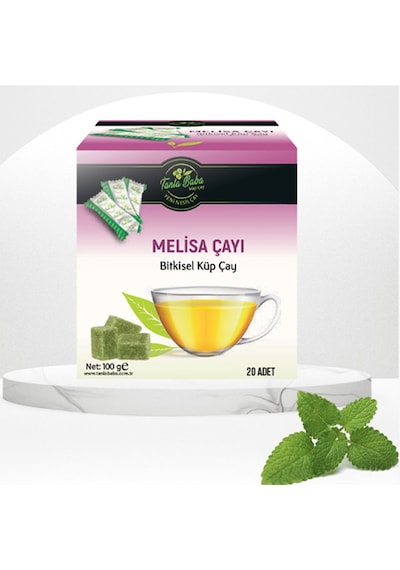 Melisa Çayı 100 GR (20 adet) Doğal Bitkisel Glutensiz Laktozsuz V