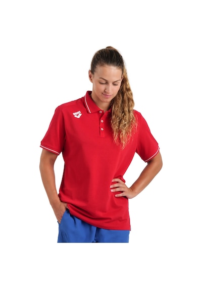 Arena Team Poloshırt Solıd Cotton Unisex Kirmizi