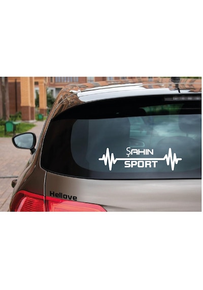 Tofaş Şahin Nabız Kalp Atışı Araç Ritim Oto Sticker 2 Adet Beyaz 20 7 Cm