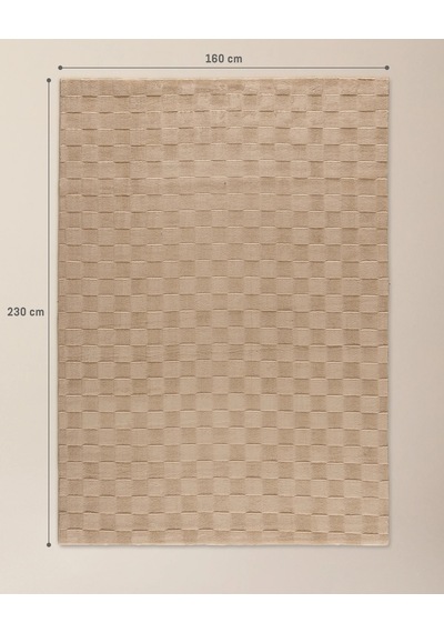 Madame Coco Soie Rölyef Halı - Vizon - 160x230 Cm 8684427179093 Toprak 160 X 230 Vizon