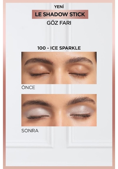L'Oréal Paris Le Shadow Stick Göz Farı 100 Ice Sparkle