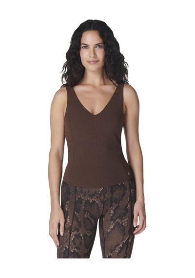 Sweaty Betty Sweaty Betty Super Soft Sculpting Kadın Kahverengi Tank Top 44049 Kahve