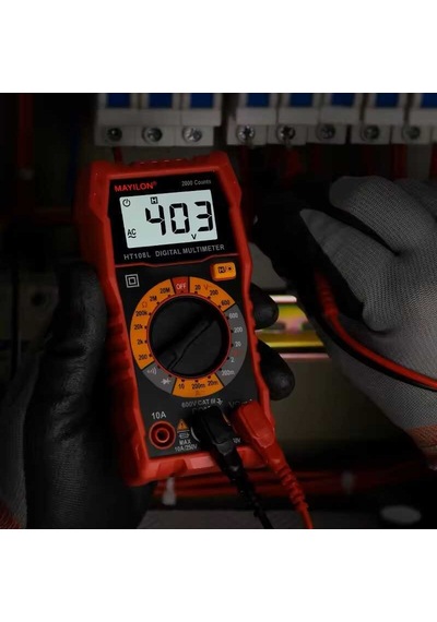 Mayilon HT108L Ekran Aydınlatmalı Dijital Profesyonel Multimetre