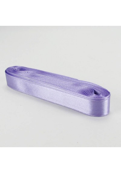 Lila Çift Taraflı 1 Cm Saten Kurdele