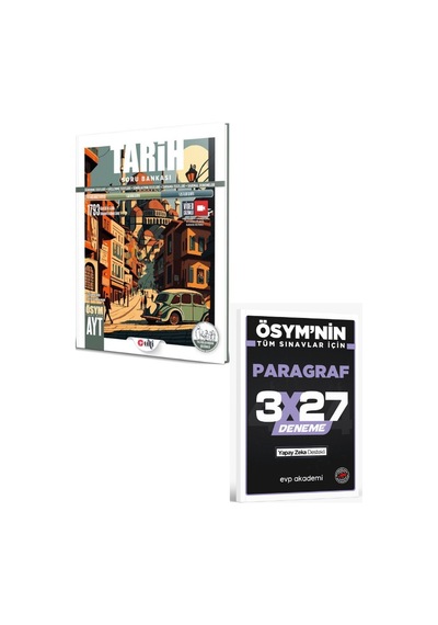2027 Ulti 2027 Ayt Tarih Soru Bankası+ Evp Akademi Paragraf