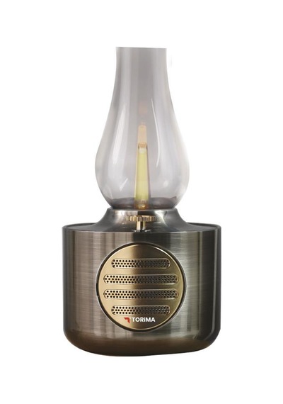 Torima D53 Nikel Vintage Gaz Lambası Taşınabilir Bluetooth Speaker