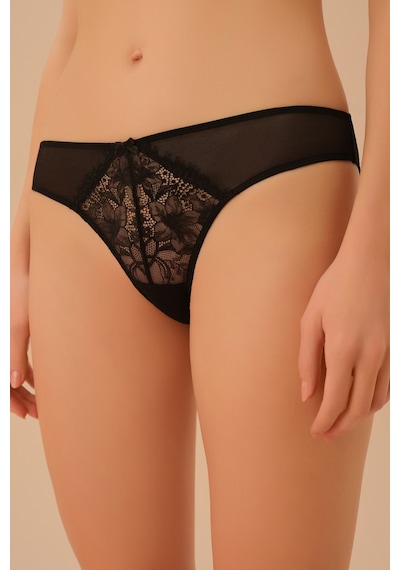 Suwen Luxury Slip Külot St4385601012 Siyah