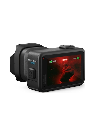 Gopro Mıssıon 1 Pro - 8k60 Videolu Kompakt Sinema Aksiyon Kamerası, 1 İnç Sensör, Gelişmiş Düşük Işık Performansı, 50mp Fotoğraflar, 960fps Slo-mo, Hypersmooth Stabilizasyon