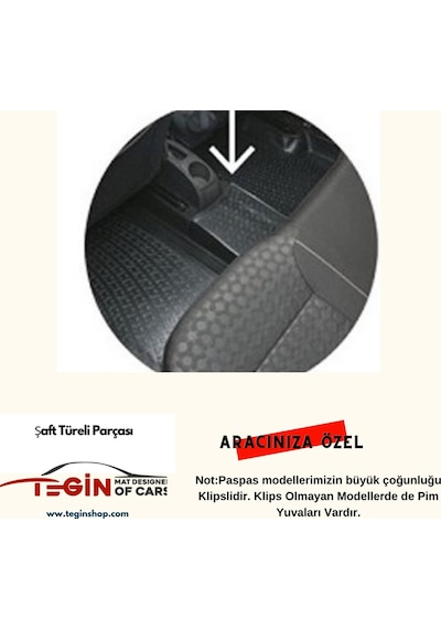 Peugeot Rifter Panelvan 2021 Geometrik Desenli 3d Havuzlu Oto Paspas Siyah
