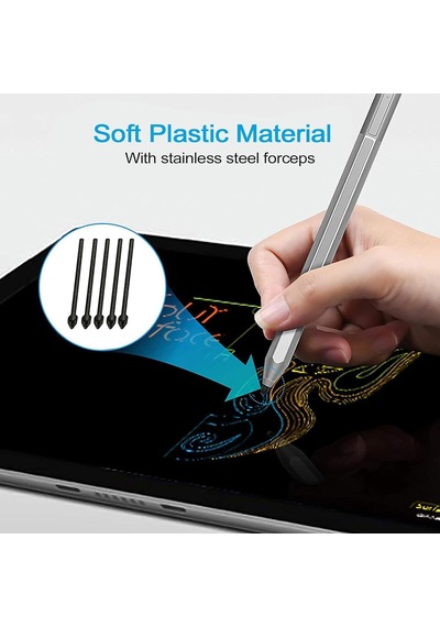 Kalem Değiştirme Uçları, 5 Adet Yedek Uç Seti, Yumuşak Stylus Kalem Uçları İle Araçlar Ve Plastik Kutu, Çoğu Tab S7, Tab S6, Note 10, Note 20 Ve Tüm Versiyonlar İçin Uyumlu Belirtilmemiş
