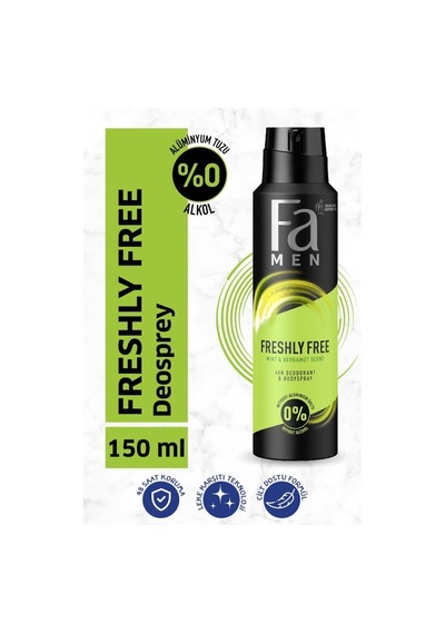 Fa Men Mint&Bergamot Erkek Sprey Deodorant 150 ML x 3