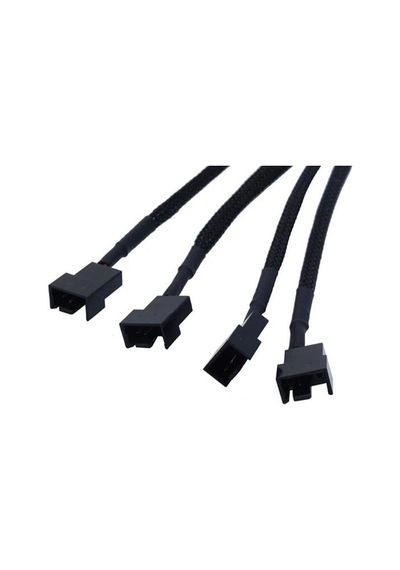 SATA Power To 4 Port Y 2 Pin Fan Çevirici PWM Çoklayıcı Splitter