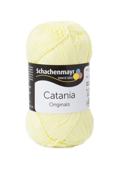Schachenmayr Catania Pamuk Amigurumi El Örgü İpi İpliği Yünü 100 Sarı