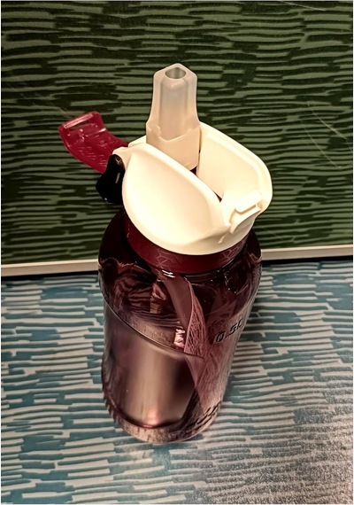 Çocuk Pipetli Matara -0,5 L-ecozen -500 Gül Kurusu