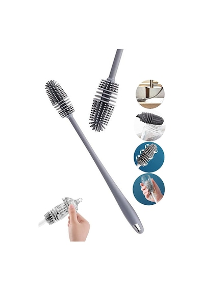 Silikon Şişe Biberon Emzik Temizleme Fırçası 30 Cm 1 Adet