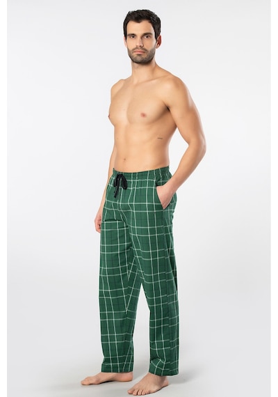 Cacharel Erkek Dokuma Pijama Tek Alt 2240/yeşil 1 Yeşil
