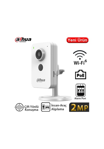 Dahua C2k-p 2mp Wıfı Çift Taraflı Konuşma H265 Cube Kamera