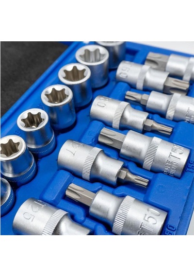 Grayzer 19 Parça 1/2'' İç-dış Torx Lokma Takımı