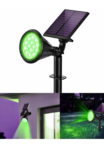 Forlife Yeşil 18 Led Spot Güneş Enerjili Bahçe Aydınlatma Lambası, Fotoselli, Spike Aplik, 18w Su Ge Sku: Smg8690010006288 Açık Lacivert