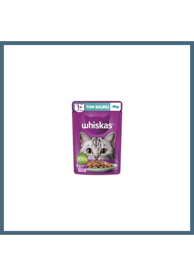 Whiskas Pouch Jöle İçinde Ton Balıklı Yetişkin Kedi Konservesi 6 Adet 85 Gr Agc
