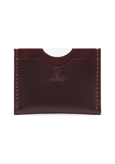Elegance Leather El Yapımı Hakiki Deri Kartlık Koyu Kahverengi - 636083967 Koyu Kahverengi