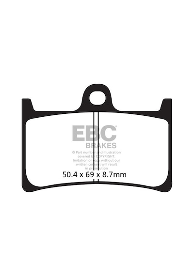 Ebc Fren Balatası Carbon Sfac252 Yamaha Tmax 530 Ön