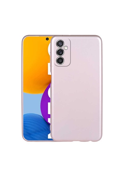 Zore Samsung Galaxy Uyumlu M52 Kılıf Omsy Premier Silikon Kapak - Rose Gold
