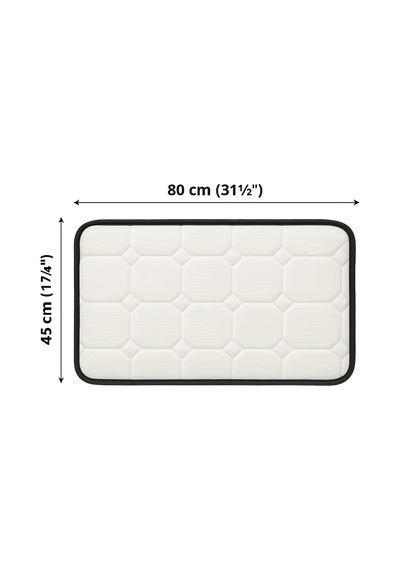 80x45 Cm Ortopedik Küçük Köpek Yatağı Yumuşak Peluş, Kaymaz Taban, Yıkanabilir, Tamamlayıcı Süngerli Minde