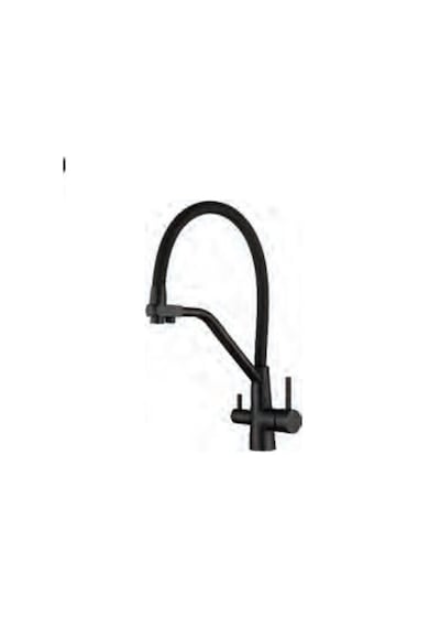 Fleko Arıtmalı Spiralli Siyah Eviye Bataryası Ks1653-C