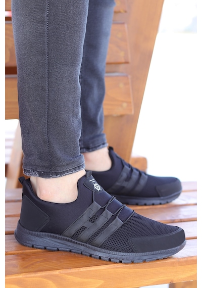 Vojo Huboss Rahat Taban Bağcıksız Erkek Spor Ayakkabı 267800001860 185 Black Black