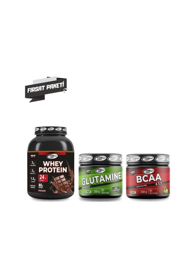 Whey Protein 2000g/glutamıne 300g/bcaa 300g Çikolatalı