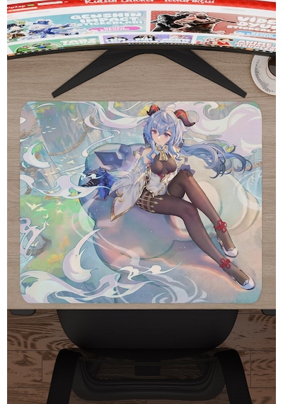Ganyu Genshin Impact Anime Gacha V5 - 48x40 Xl Gaming Mouse Pad Fare Altlığı