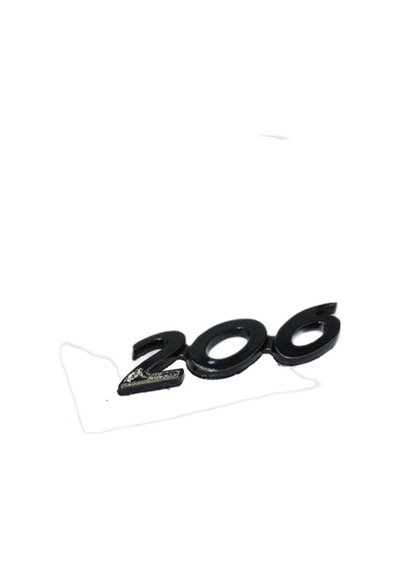 Peugeot Uyumlu 206 Piano Black Bagaj Yazısı 3m 3d Abs