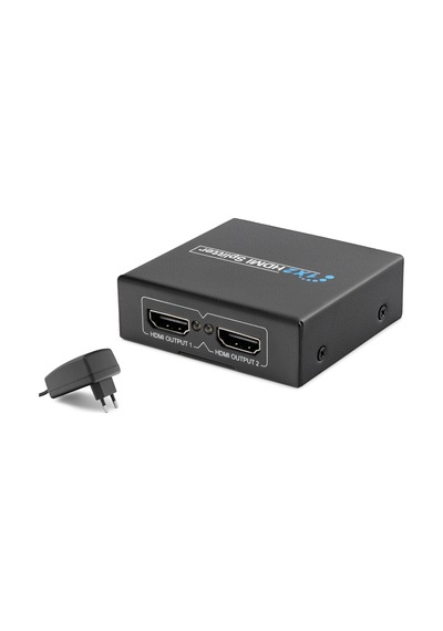 Hdmi Splitter 1080p 3d 1 In 2 Out - Siyah Hdx1284